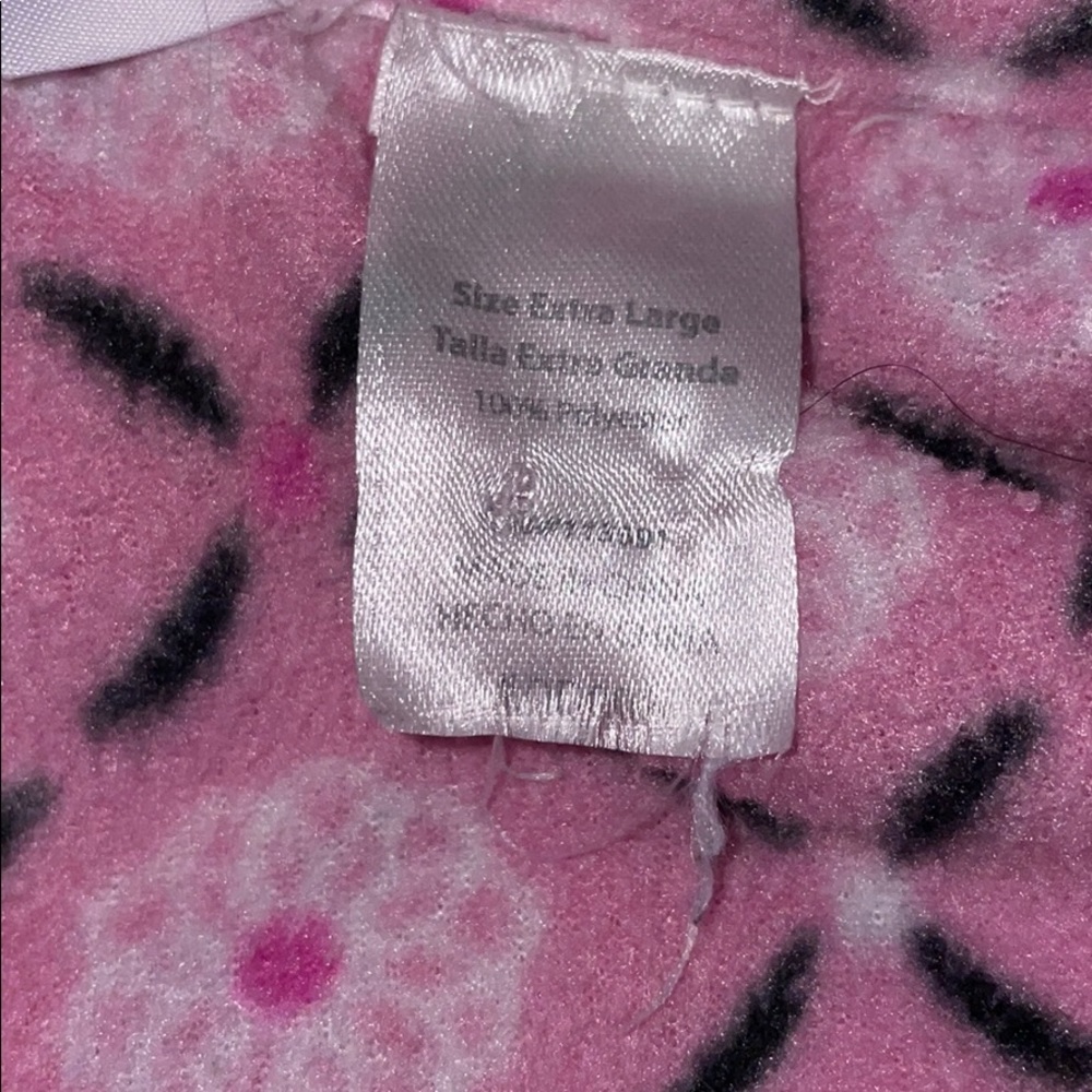 Pink pattern warm PJs - Picture 3 of 3